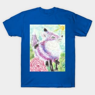 Purple fox art T-Shirt